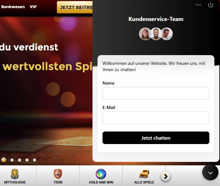 Chatten Sie jetzt mit dem WinUnique Kundenservice-Team