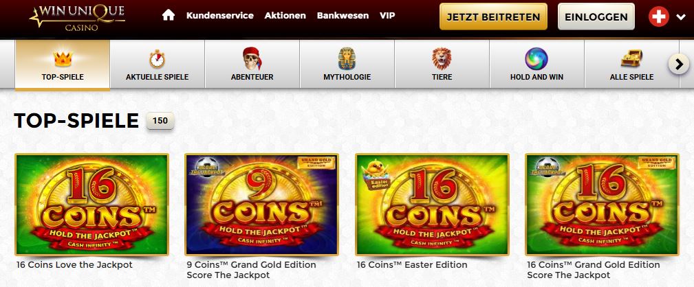 Wählen Sie aus 150 Top-Spielautomaten Ihren Favoriten