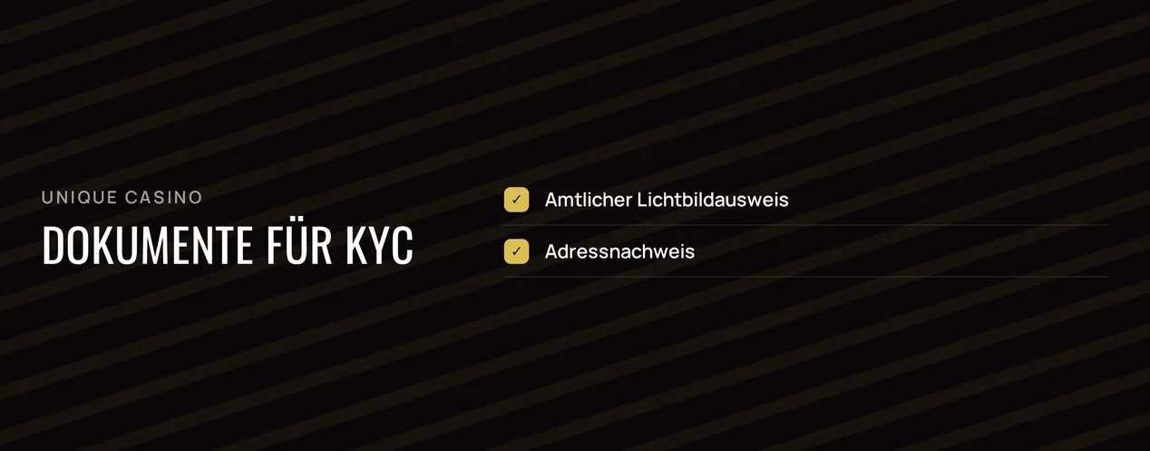 KYC-Dokumente hochladen
